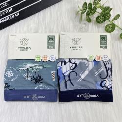 正版鹿人男士内裤 中腰莫代尔棉 简约印花舒适平角裤 L7711