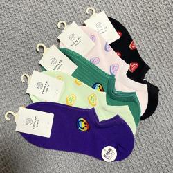 正版鹿人袜子 春夏款女士大跟隐形袜 不掉跟船袜L3016（1双）