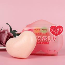 《贸》日本 美臀香皂 臀部去黑色素去角质保湿pp 80g 水蜜桃香