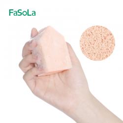 FaSoLa 洁面扑 洗脸海绵擦脸面扑加厚清洁脸部洗脸巾 4枚装