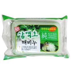 韩国 城愿三百草去灰皂百年草去泥皂/香皂 洗澡沐浴皂 180g  临期