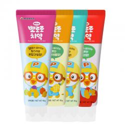 《贸》韩国 啵乐乐小企鹅儿童牙膏 水果味 90G 四款可选
