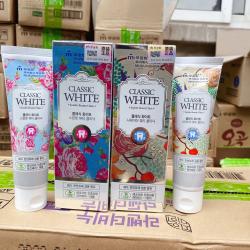 《贸》韩国芜琼花/無瑾花 经典果香/茶香洁齿牙膏 茶香味/水果味 110g