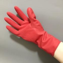 韩国进口家务清洁橡胶手套 防水短款胶皮手套 洗碗洗衣服 10双装