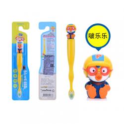 《贸》韩国 啵乐乐儿童牙刷 小企鹅立体卡通头宝宝软毛牙刷 3-12岁