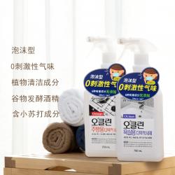 《贸》韩国无瑾花/芜琼花浴室厨房清洁剂 泡沫型分解油渍污渍 750ml