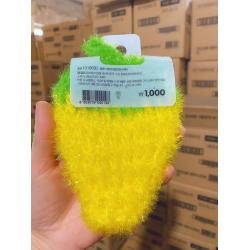 韩国亚克力纤维草莓洗碗巾/洗碗布 好清洗 轻松洗去油污 厚实版