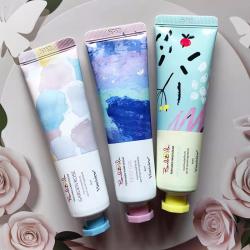 《贸》韩国施姈芭芭瑞拉花样护手霜 玫瑰花语花香果香滋润 60ml