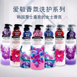 《贸》韩国KCS可希丝花香洗发水弹性滋养洗发露长时留香护发素600ml