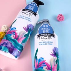 《贸》韩国KCS可希丝花香洗发水弹性滋养洗发露长时留香护发素600ml