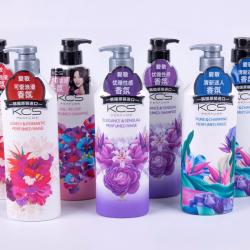 《贸》韩国KCS可希丝花香洗发水弹性滋养洗发露长时留香护发素600ml
