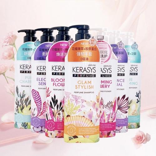 《贸》韩国爱敬 KS科娜洗丝花香/浪漫香水洗发水/护发素 五款 600ML