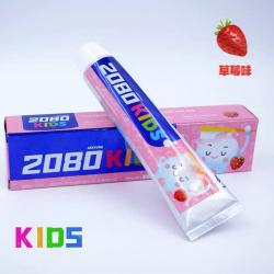 《贸》韩国爱敬2080儿童牙膏 宝宝牙膏低氟6-9岁 水果味口气清新 80g