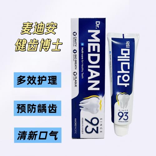 韩国进口麦迪安健齿博士牙膏多效护理牙齿清新口气预防龋齿 新款