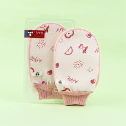 阿里郎搓澡巾细砂洗澡巾螺口搓澡洗澡巾H25193颜色随机