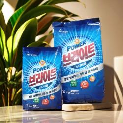 韩国进口無瑾花护色亮白强力去污去渍洗衣粉滚筒波轮通用小苏打